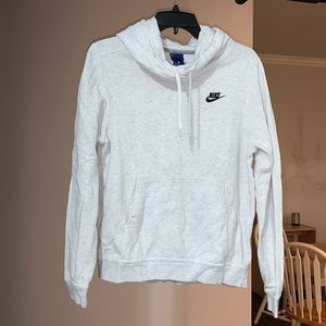 Women’s Nike Cowl Neck Sweatshirt Off White Shade size Small